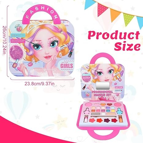 Kids Beauty Magic Makeup Set | Fashion & Beauty Cosmetic Kit for Girls | Safe & Fun Play Makeup