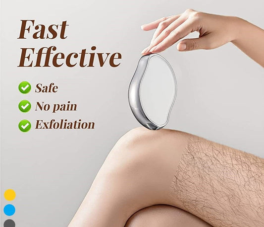 Crystal Hair Remover Easy Smooth Skin Solution For Effortless Hair Removal And Gentle Exfoliation (Random Colors)