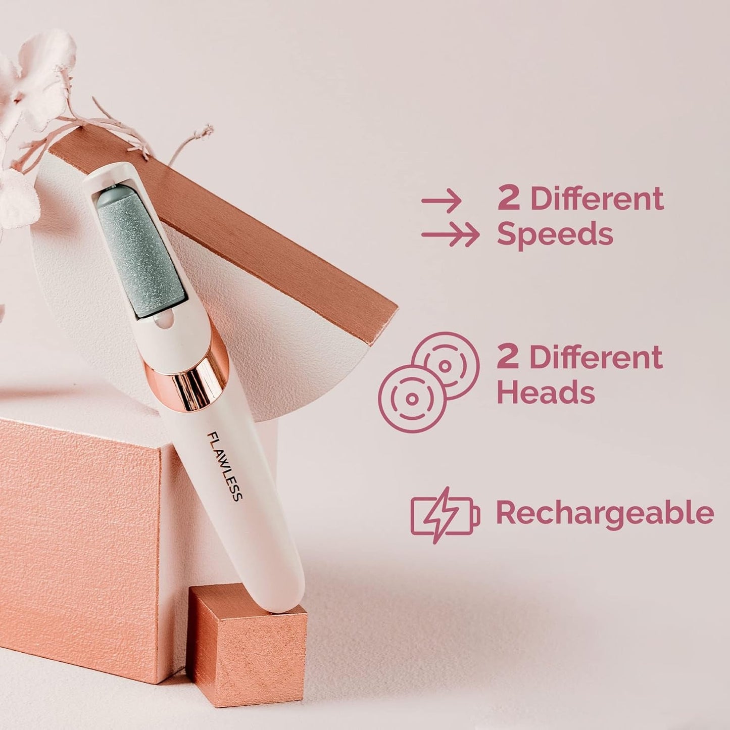 Rechargeable Electric Pedi Foot Filer Effective Callus Remover For Soft Smooth Feet With Easy Use And Reliable Performance