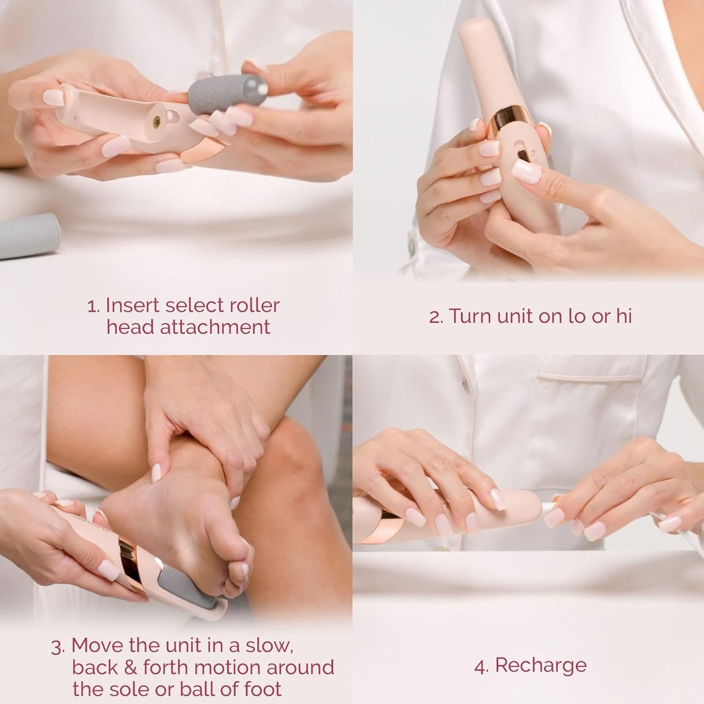 Rechargeable Electric Pedi Foot Filer Effective Callus Remover For Soft Smooth Feet With Easy Use And Reliable Performance