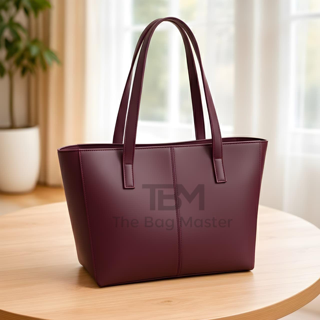 TBM The Bag Master Tote Bags Stylish Durable And Spacious Design For Everyday Carry And Convenience - Black