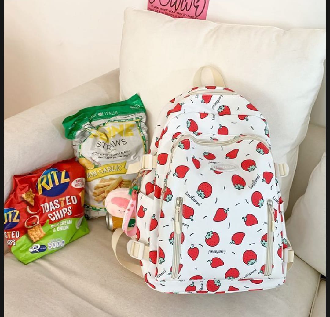 Korean Stylish Backpack for Girls | Cute & Trendy School, College & University Bag | Spacious, Lightweight & Durable Daily Backpack