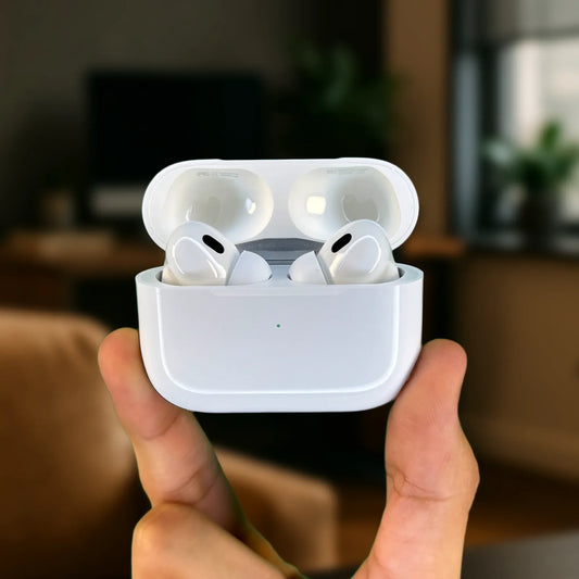 Professional AirPods Pro 2 Wireless Earbuds, Up to 2X More Active Noise Cancelling, Adaptive Transparency, Personalized Spatial Audio MagSafe Charging Case (Lightning) Bluetooth Headphones for iPhone