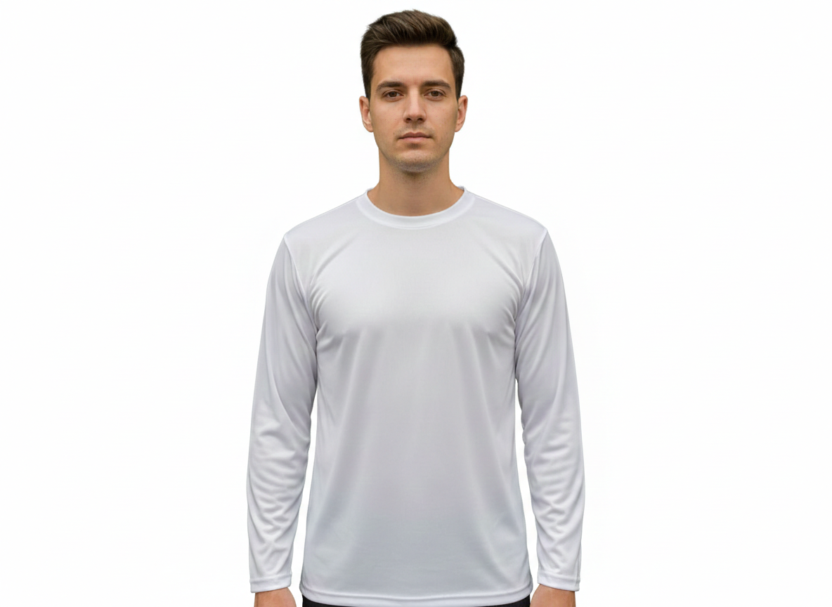 Classic White Full Sleeve Shirt for Men – Comfortable & Trendy Wear Large