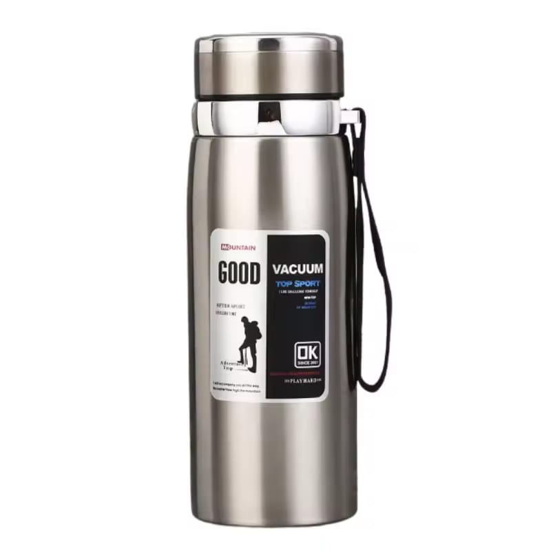 1000ml Double Wall Stainless Steel Water Bottle – Vacuum Insulated Thermal Flask | 24H Cold & 12H Hot